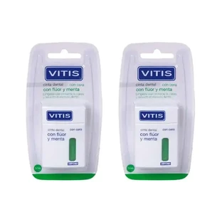 Vitis Стоматологическая лента с фтором и мятой, 2X50 M