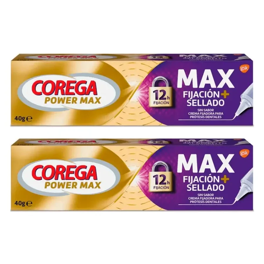Corega Duplo Maximo Фиксирующий герметизирующий крем, 2 x 40 гр.: цены и характеристики