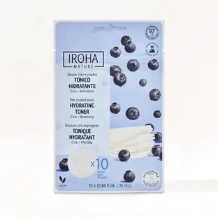 Iroha Nature Увлажняющие тонизирующие диски, 10 шт.