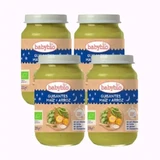 Babybio Спокойной ночи Горох-Кукуруза-Рис, упаковка 4 х 200 грамм