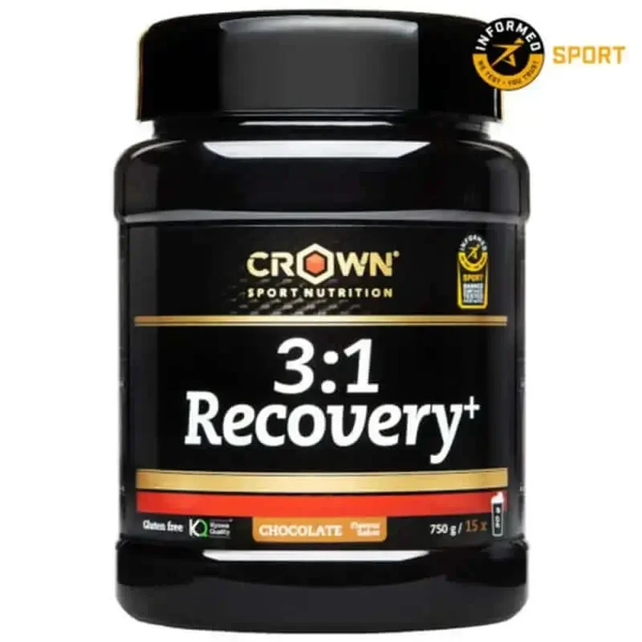 Crown Sport Nutrition 3:1 Recovery+ Chocolate, 750 г (15 порцій): ціни та характеристики