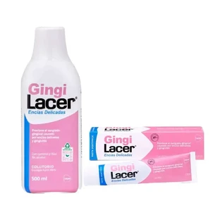 Lacer Pack Gingilacer Mouthwash 500 Ml + Gingilacer Toothpaste 125 Ml