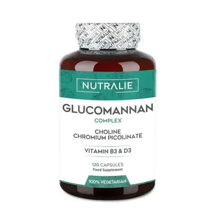 Nutralie Глюкоманнан с холином + B3 + D3 Снижение веса, 120 капсул