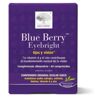 New Nordic Blue Berry Eyebright Eye & Vision, 60 таблеток