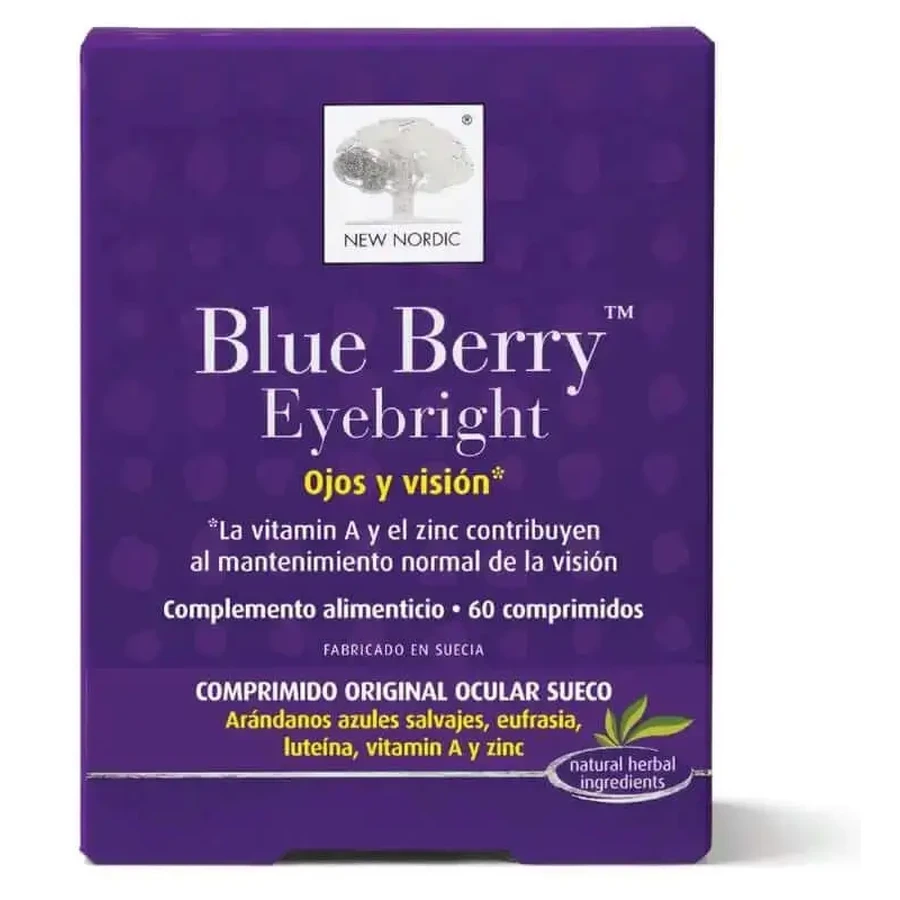 New Nordic Blue Berry Eyebright Eye & Vision, 60 таблеток: цены и характеристики