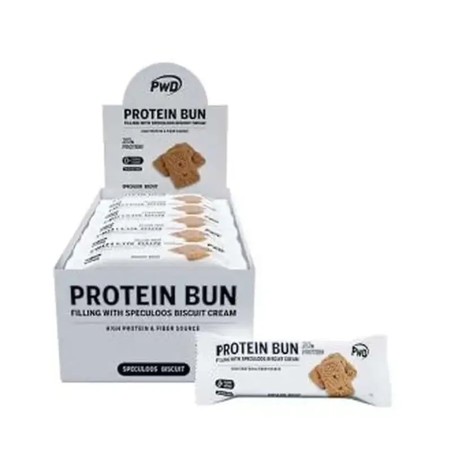 Pwd Protein Bun Speculoos Бісквітна булочка Бісквітна булочка 15Udsx60Gr.: ціни та характеристики