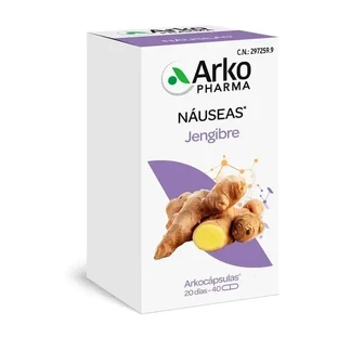 Arkopharma Arkocápsulas Ginger Bio, 40 капсул