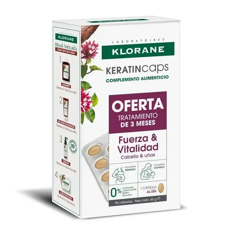 Klorane Keratin Caps 90 капсул Kl: цены и характеристики