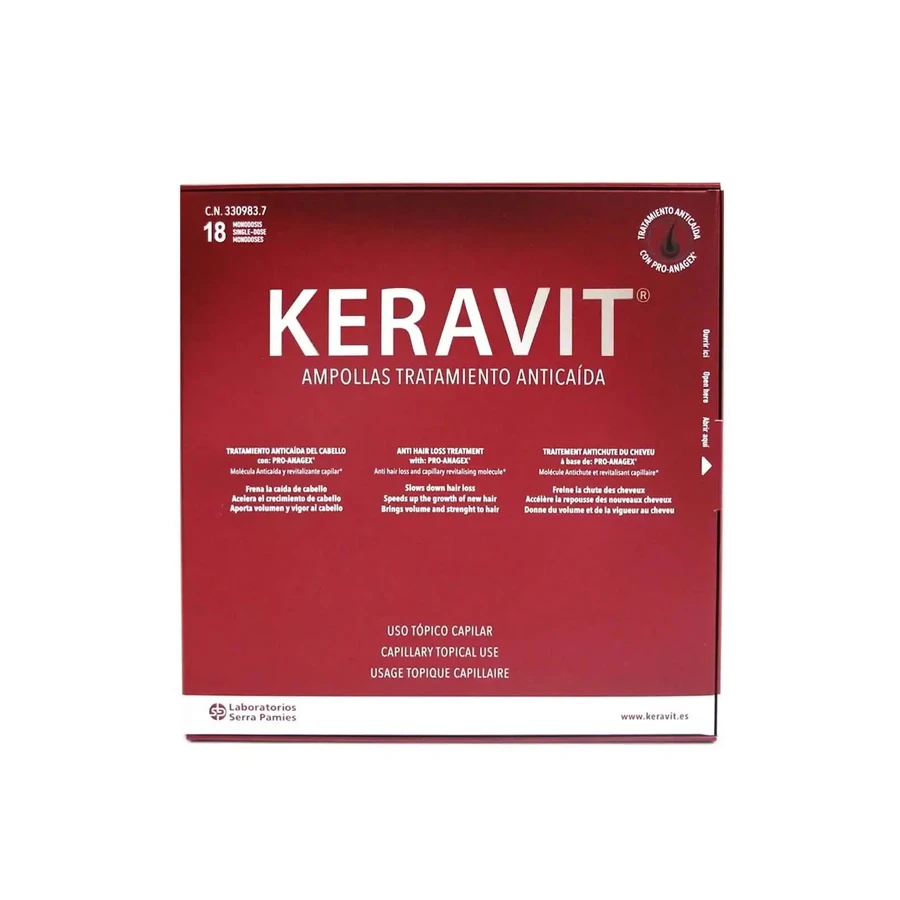 Ампулы Keravit против выпадения волос, 6 мл: цены и характеристики