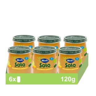 Hero Baby Eco Pack Груша, банан та морква в баночці, 6 х 120 г