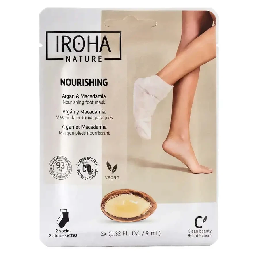 Iroha Nature Питательная маска-носки для тела, 20 мл: цены и характеристики