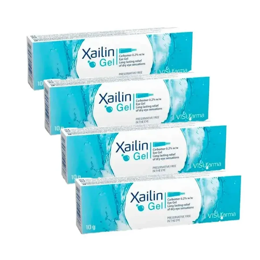 Гель для сухої шкіри навколо очей XAILIN, упаковка 4 х 10 г: ціни та характеристики