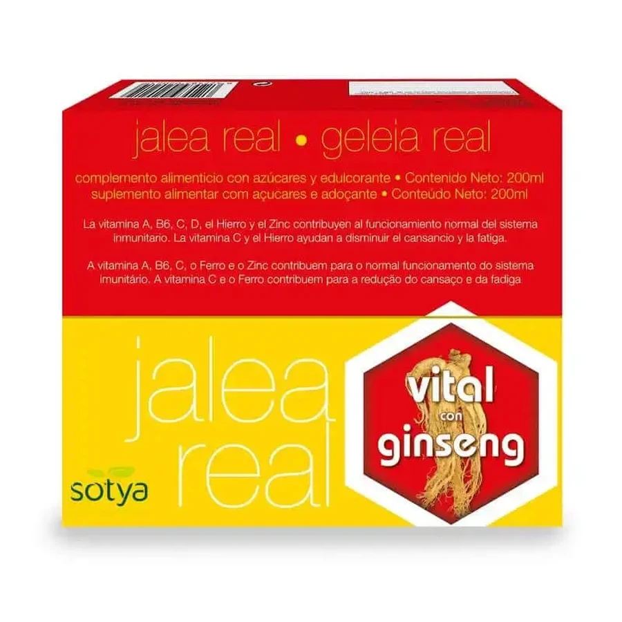 Sotya Vital Royal Jelly с женьшенем 1, 20 флаконов X 10 мл: цены и характеристики