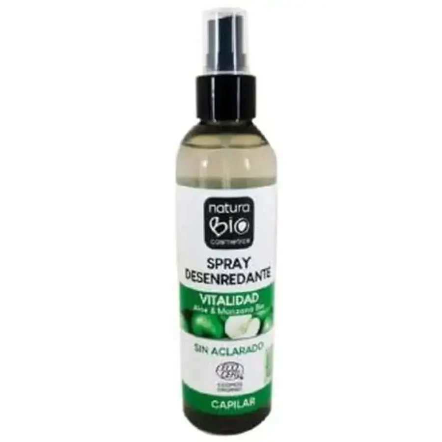 Спрей для розплутування волосся Naturabio Cosmetics Aloe-Apple Vitality Detangling Spray 200 мл.: ціни та характеристики