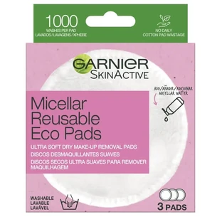 Очищающие подушечки из микрофибры многоразового использования Garnier Skin Active