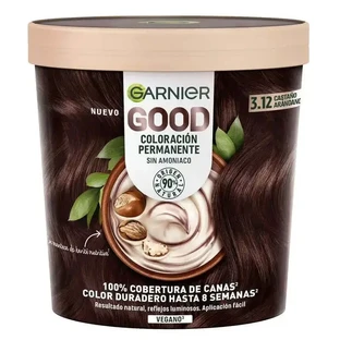 Garnier Гарна стійка фарба без аміаку, 90% натурального походження Відтінок 3.12 Журавлинно-коричневий.