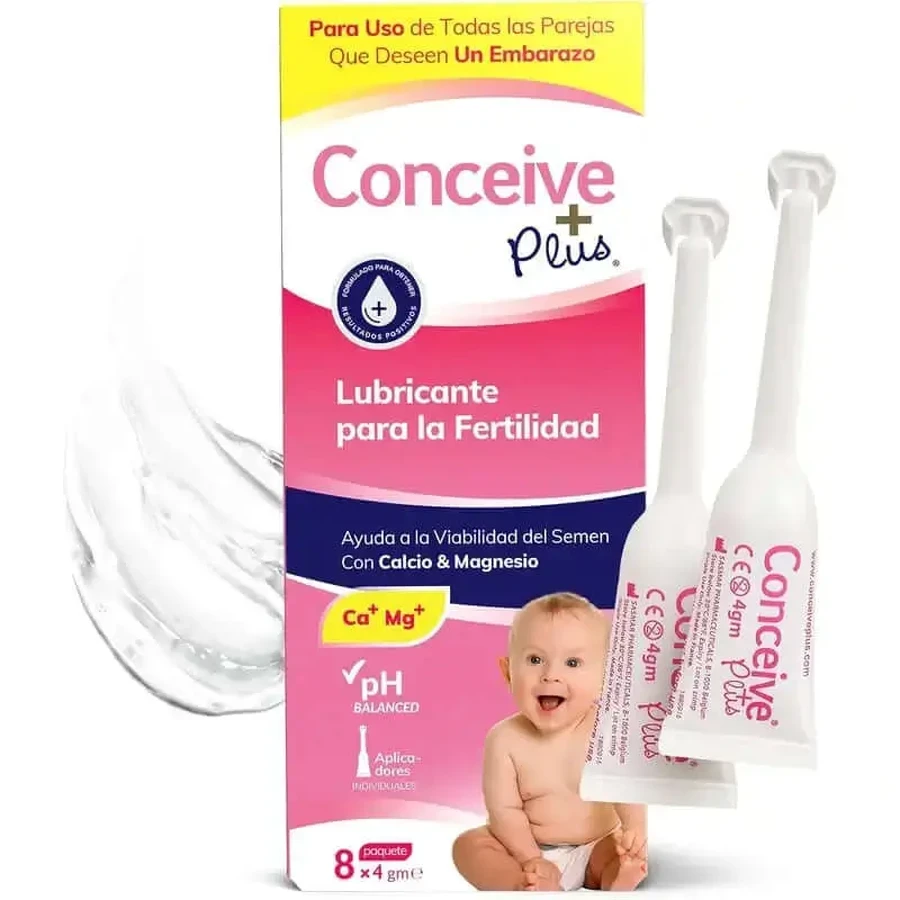 Лубрикант Sasmar Conceive Plus, 8 аплікаторів з одним дозатором: ціни та характеристики