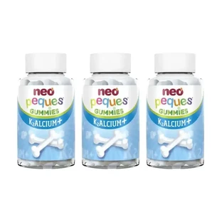 Neo Peques Gummies Gummies з кальцієм в упаковці 3 x 30 жуйок
