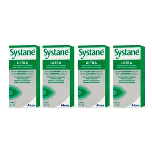 Глазные капли Systane Ultra, 4 флакона по 10 мл