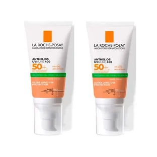 La Roche Posay Duplo Anthelios Duplo Anthelios Uvmune 400 Oil Control Gel-Cream Spf50+ Colour, 2 X 50 Ml