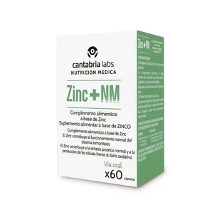 Цинк + NM 60 капсул, Cantabria Labs Medical Nutrition