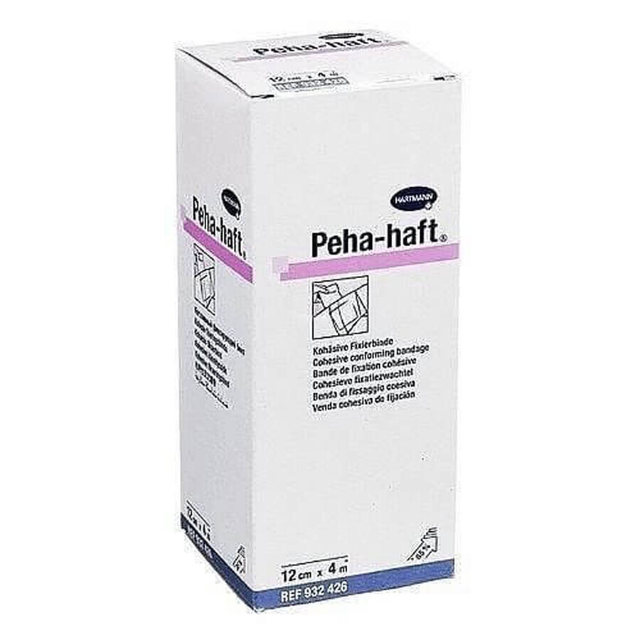Бинт еластичний фіксуючий peha-haft 12 см х 4 м: ціни та характеристики