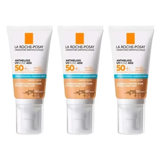 Крем для чутливої шкіри La Roche Posay Anthelios Triplo Colour Cream Spf 50+ Sensitive Skin, 3 x 50 мл
