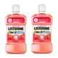 Listerine Duplo Детский ополаскиватель для рта без спирта, защита от кариеса с фтором, 2 x 500 мл
