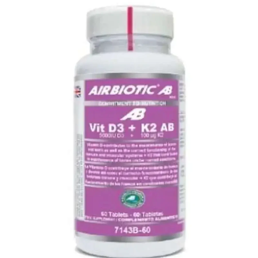 Airbiotic Vit D3 + K2 60Comp.: цены и характеристики