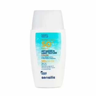 Sensilis Антивіковий сонцезахисний крем для обличчя з легкою текстурою Color Color SPF 50+ 40 мл