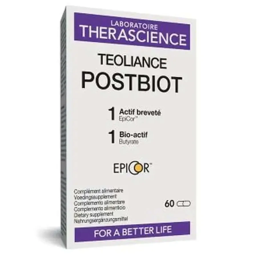 Therascience Teoliance Postbiot 60 таблеток: цены и характеристики