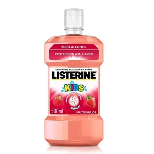 Listerine Детский бесспиртовой ополаскиватель для рта, защита от кариеса с фтором, 500 мл