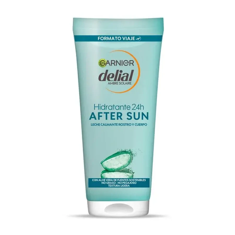 Garnier Delial Після сонця Заспокійливе зволожуюче молочко з натуральним алое 100 мл Дорожній розмір: ціни та характеристики