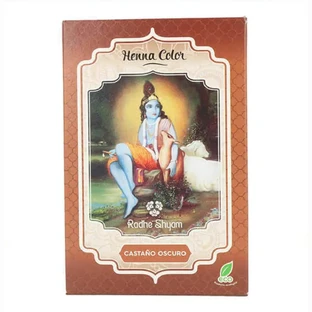 Pusiau laikinas dažas Хна Radhe Shyam Shyam Хна світло-коричнева (100 г)