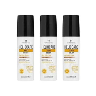 Heliocare 360° 360° Oil Free Colour Gel Spf 50+ Интенсивный загар, 3X50 мл