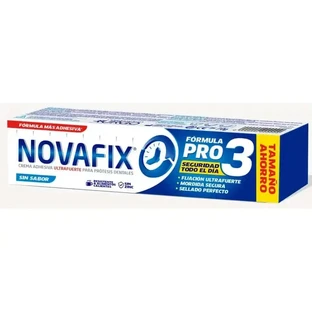 Novafix Pro3 Безвкусный адгезивный крем для зубных протезов, 70 г