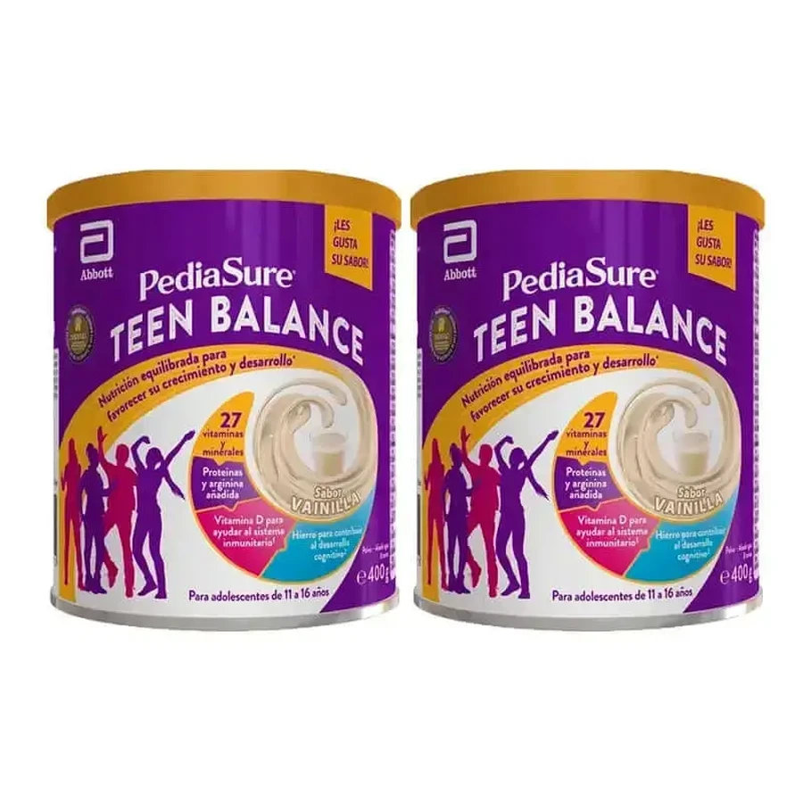 Pediasure Teen Balance Ванільний підлітковий, 2х400 грамів: ціни та характеристики