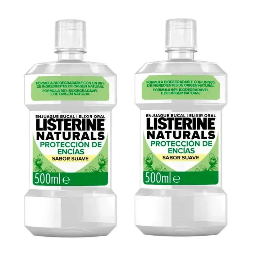 Listerine Duplo Naturals Gingival Mouthwash, 2 x 500 мл: цены и характеристики