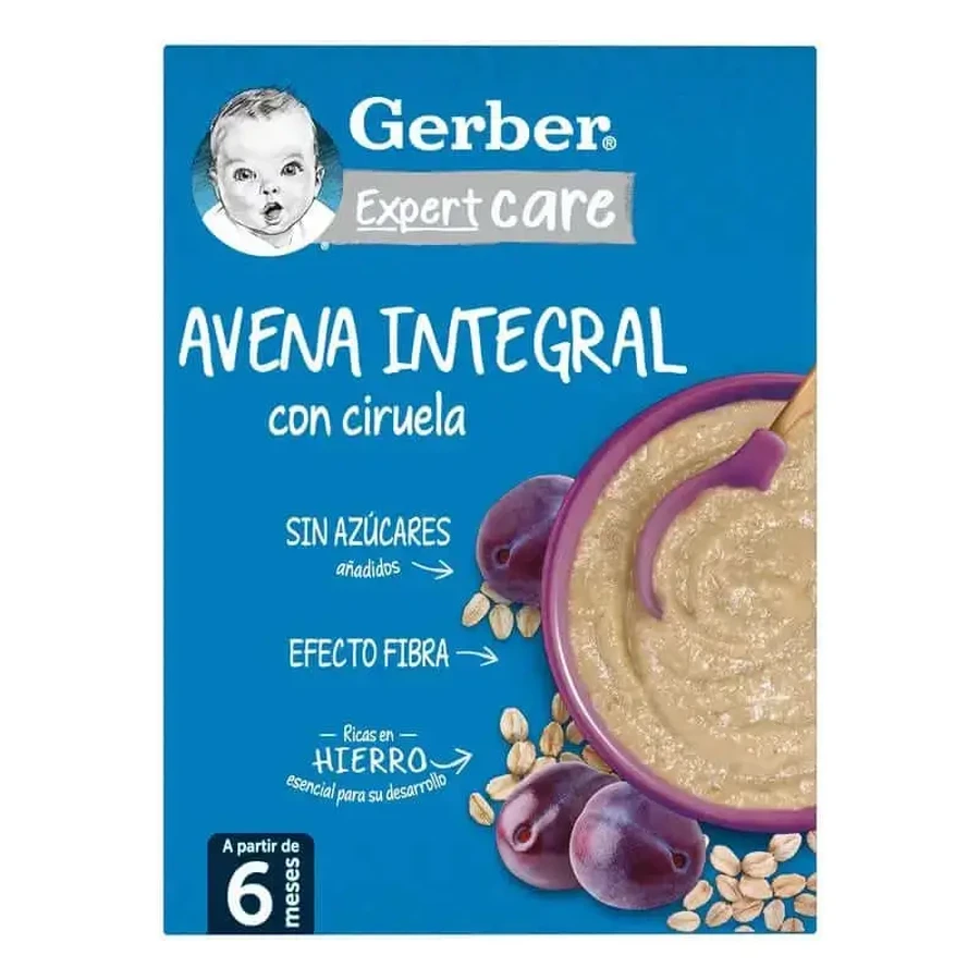Каша Gerber "Овсянка и слива", 250 г: цены и характеристики