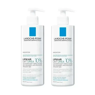 Сечовина La Roche Posay Lipikar Lait 10%, 2 пляшки по 400 мл