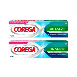 Corega Duplo Extra Strong безвкусный клей-крем, 2 x 40 г
