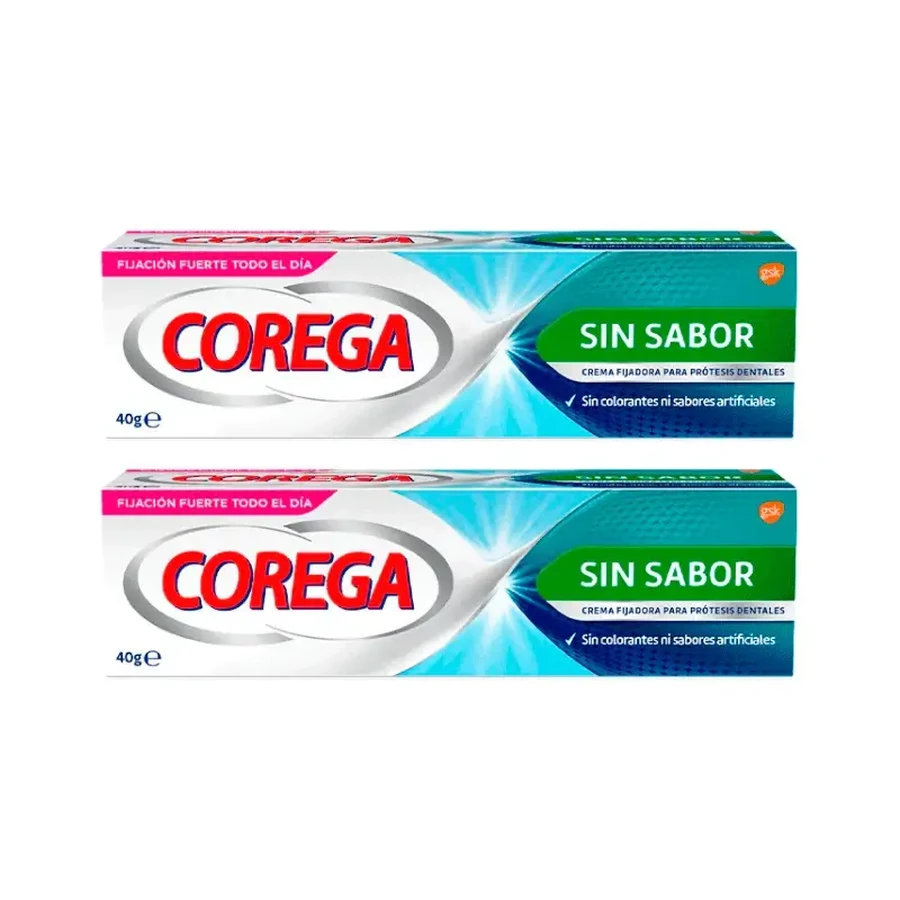 Corega Duplo Extra Strong безвкусный клей-крем, 2 x 40 г: цены и характеристики