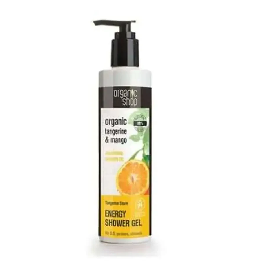 Енергетичний гель для душу Organic Shop Мандаринова буря 280 мл: ціни та характеристики