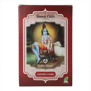 Pusiau laikinas dažas Henna Radhe Shyam 001320001 Mahon Chestnut (100 г)