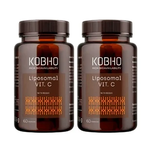 Ліпосомальна добавка Kobho Labs Duplo Lipozomal Vitamin C + Reishi, 2 x 3 x 60 капсул