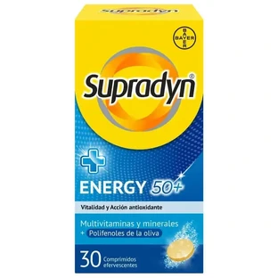 Supradyn Energy 50+ Витамины и энергия, 30 шипучих таблеток