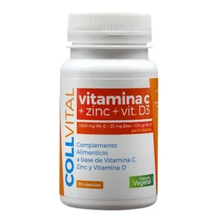 Triconatura Vit C + Zinc + Vit D3 60 капсул Collvital