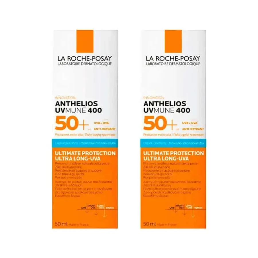 La Roche-Posay Anthelios UVMune 400 SPF50+ 2х50 мл: цены и характеристики