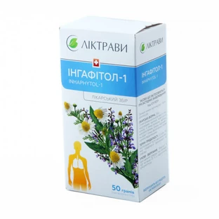 Інгафітол-1 збір пачка 50 г, з внутр. пакетом
