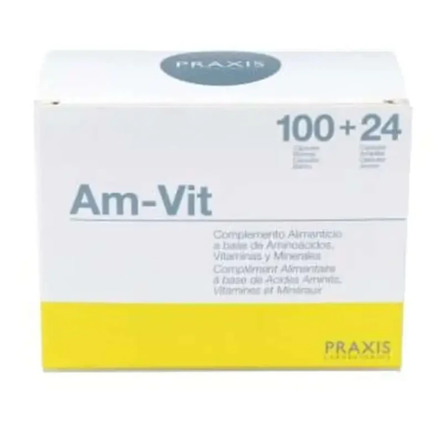 Praxis Am-Vit (Aminoac.+Vit+Minerals+Oligoel) 100+24Comp: цены и характеристики